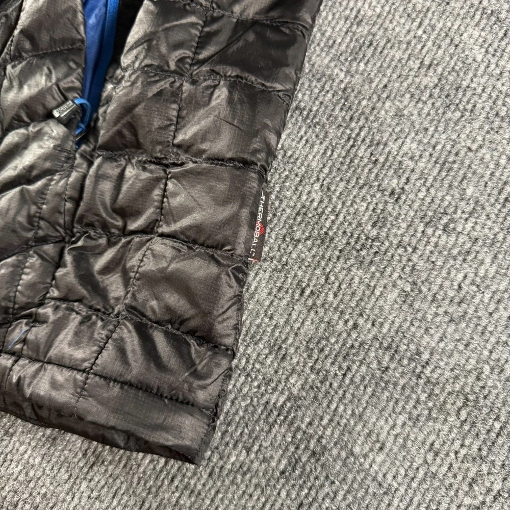 The North Face Men's ThermoBall Eco Jacket Black Blue Size Medium